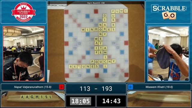 2022 Scrabble Players Championship Game 25 смотреть онлайн