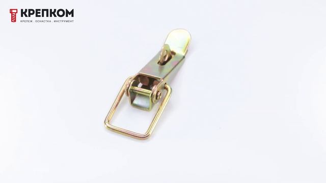 Замок-защелка с ушком для замка L=53 B27, желтый цинк смотреть онлайн
