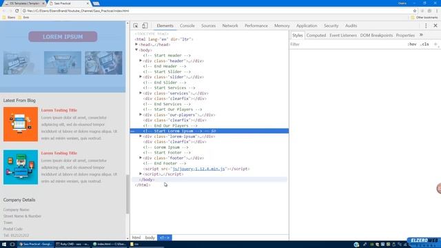 Sass Practical Course in Arabic #24 - Responsive - Footer смотреть онлайн