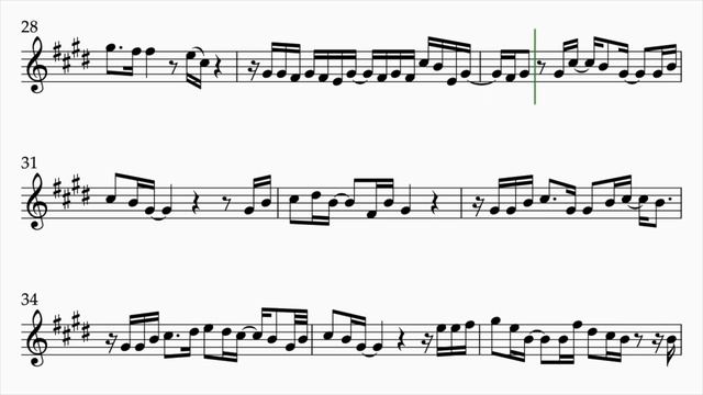 DIE FOR YOU - The Weeknd - Violin Sheet Music смотреть онлайн