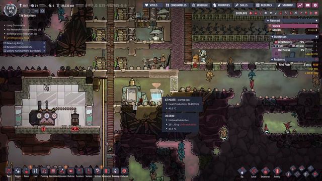 HAPPY NEW YEAR! | Oxygen Not Included - Spaced Out | Let's Shoot Space and conquer Asteroids! смотреть онлайн