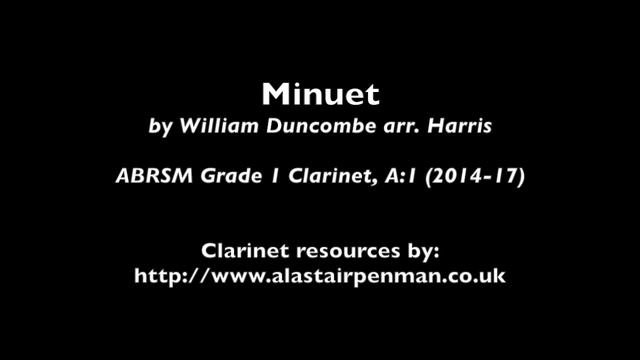Minuet by William Duncombe from First Book of Progressive Lessons смотреть онлайн