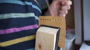 шов ручной седельный в две иглы-для прошивки кожи.