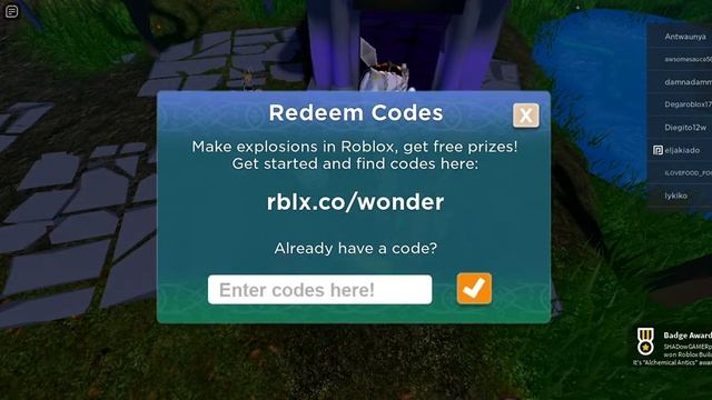 HOW TO GET ALL FREE WORKING CODES IN MANSION OF WONDER! (ROBLOX) смотреть онлайн
