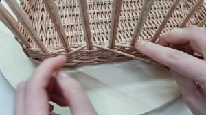 Короб с крышкой из бумажной лозы. Мастер класс для начинающих.