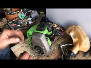 Бензо_триммер 26 куб.см.Почему частями отвалился маховик!)