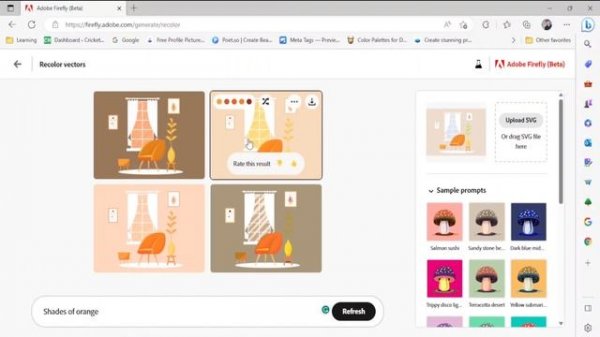 Colorize vector art in one click I Adobe Firefly Recolor Vectors Tutorial