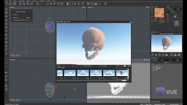 VUE: Converting meshes to MetaClouds смотреть онлайн