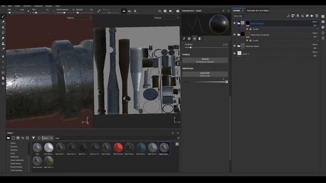 Substance Painter Timelapse: Texturing a Sniper (L96/G22/AWP/) and rendering in Blender Cycles смотреть онлайн