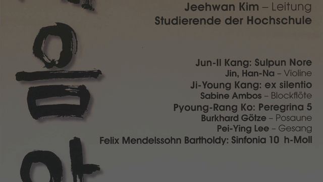 Peregrina V (2006) for soprano, trombone and orchestra | 소프라노와 트롬본 관현악을 위한 페레그리나 V смотреть онлайн