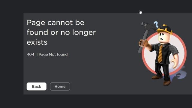 ROBLOX ERROR 404 смотреть онлайн