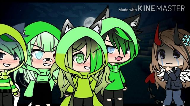 Зелёный няша Крипер °•гача лайф•° смотреть онлайн