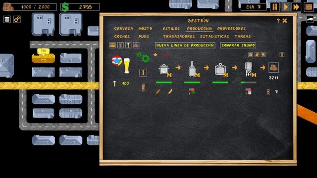 GESTIONA Y ARUINA UNA FABRICA DE CERVEZA I Microbrewery Tycoon I Gameplaly Español Pc (EA) смотреть онлайн