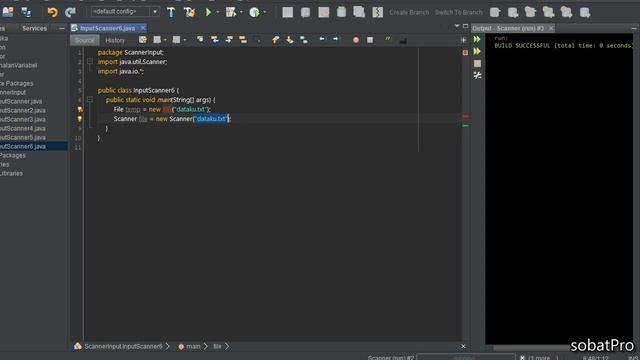 Tutorial Belajar Bahasa Java Buat Pemula - 17 Scanner Read Text File (on Going) смотреть онлайн