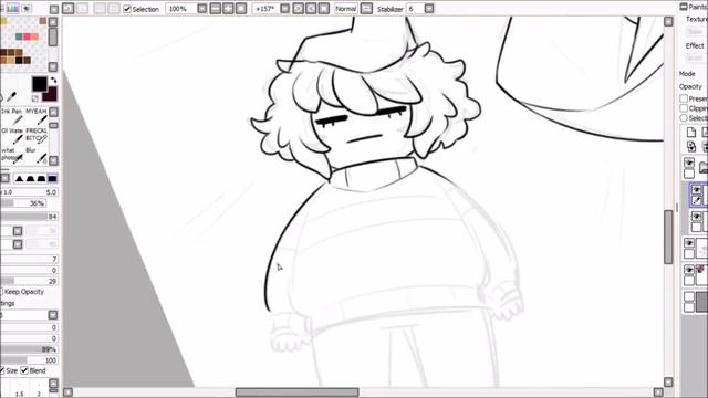 Undyne & Frisk Redraws | UNDERTALE Speedpaint смотреть онлайн