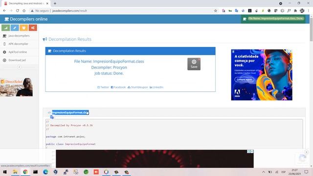 Descompilar archivos apk, class y jar de forma online смотреть онлайн