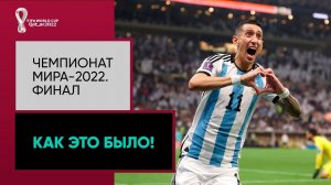 Чемпионат мира-2022. Финал. Как это было!