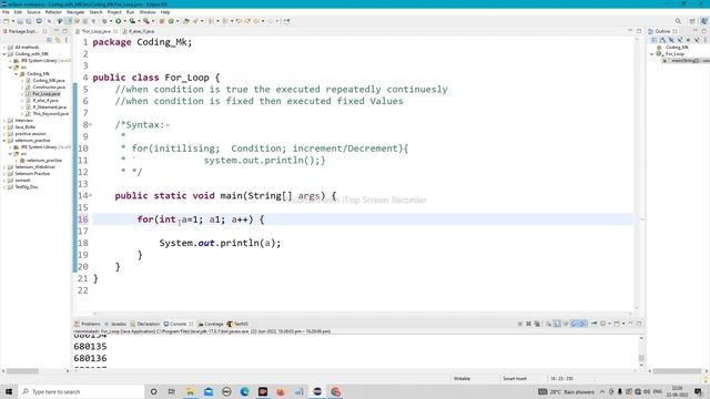 For Loop Statement In Java ☑️मराठी☑️ Programming Language | Automation Testing in simple language смотреть онлайн