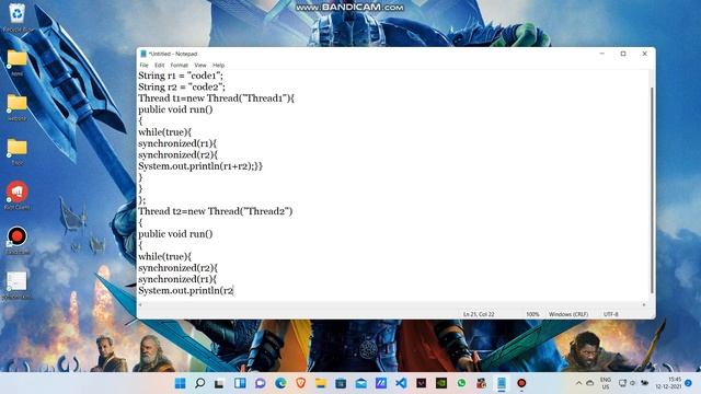 Deadloack in java| Easy program...#java #deadlock #compiler смотреть онлайн