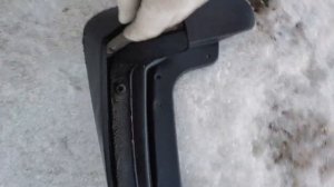 Установка задних увеличенных, эластичных брызговиков Hyundai Santa-Fe\Хэнде Санта-фе ТМ 2018+