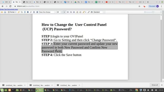 How to Change the User Control Panel (UCP) Password? смотреть онлайн