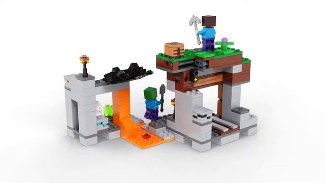 LEGO, КОНСТРУКТОР Minecraft Заброшенная шахта смотреть онлайн