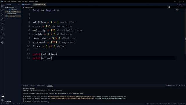 Python for beginners | Math operators #2 смотреть онлайн