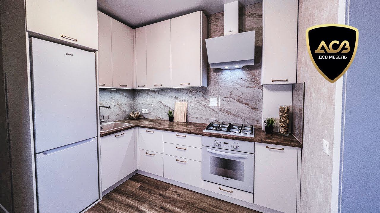 Кухонный гарнитур «Ройс» Ваниль софт - Компания «ДСВ Мебель» смотреть онлайн