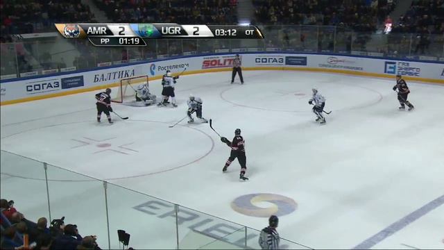 Niklas Bergfros scores 2 on his second Amur game смотреть онлайн