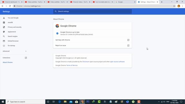 How to Enable Dark Mode in Your Google Chrome Browser For Windows & Mac pc смотреть онлайн