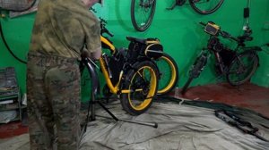 Воздушно - масляная передняя вилка BOLANY для фэтбайка.