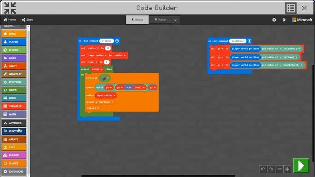 Minecraft Education Edition - How to code a volcano смотреть онлайн
