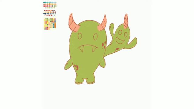 Menggambar Monster Kaktus di Ibis Paint x | Draw Cactus Monster | Speed Drawing смотреть онлайн