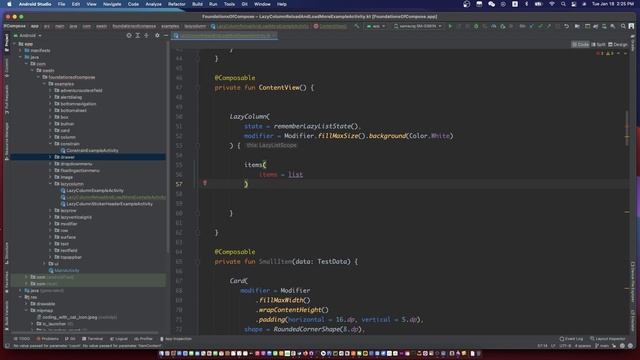 jetpack compose lazycolumn with pagination | jetpack compose lazycolumn pull to refresh | day 25 смотреть онлайн