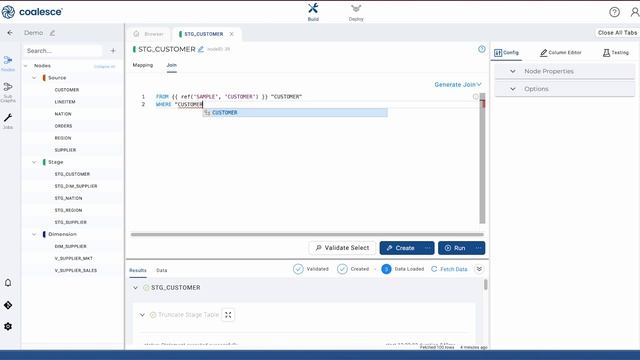 Getting Started With Coalesce And Snowflake: Introductory Demo смотреть онлайн