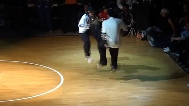 Juste Debout 2005 - Locking - Jeremy & Aleen Vs P.Lock & J Soul