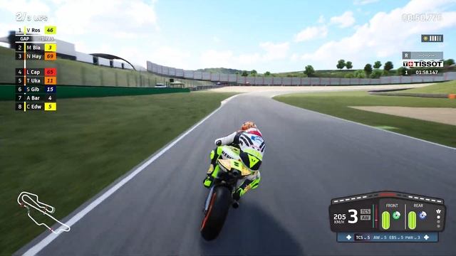 MotoGP 22 - Valentino Rossi in Italian Grand Prix - Repsol Honda Team Gameplay on Xbox Series S смотреть онлайн