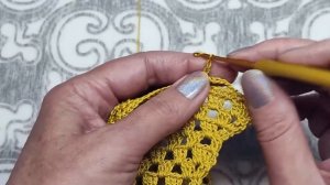 МК/«Золотая» кофточка крючком.