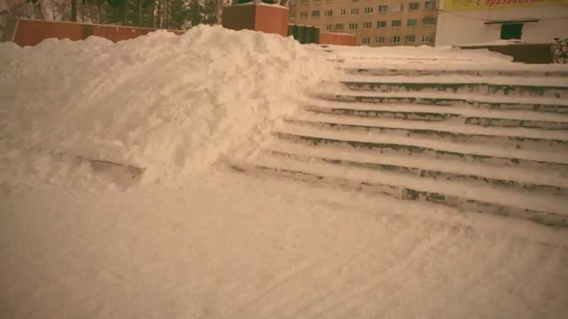 Кедровка, зимнее катание на велосипеде смотреть онлайн