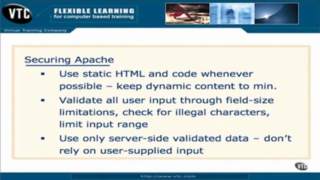 Apache Server - Securing the Server смотреть онлайн