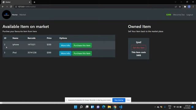 Flask Shopping mart смотреть онлайн