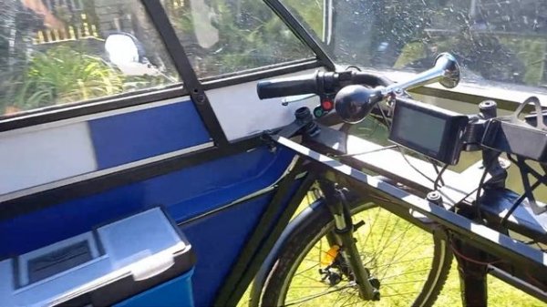 Электровеломобиль для сервисной службы Electric bicycle for service