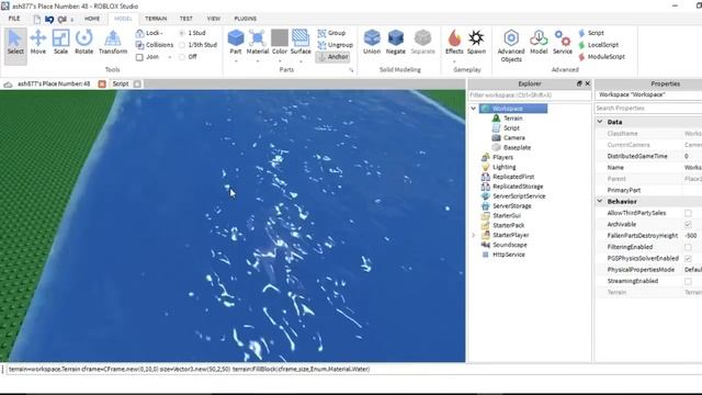 Roblox Custom Water Tutorial смотреть онлайн
