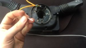 как правильно снять подрулевой переключатель Opel Astra H opel astra gtc и тд