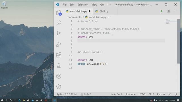 Import and Custom Modules in Python | Python Beginner to Advance in Hindi #40 смотреть онлайн