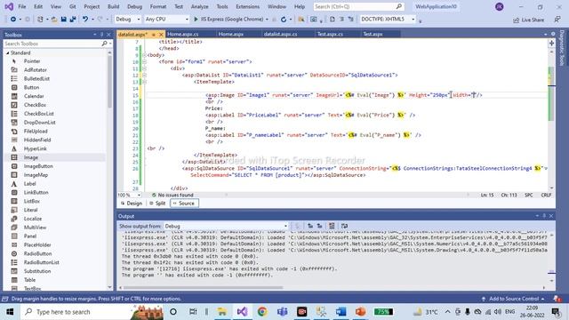 How to display data in datalist using Sqldatasource from database смотреть онлайн