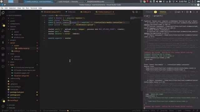 Nuxt настройка сервера смотреть онлайн