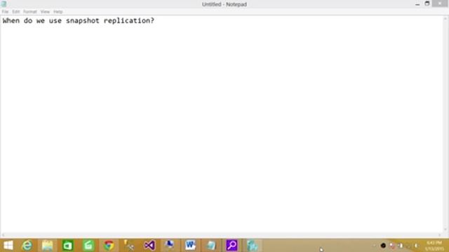 SQL Server DBA Interview Questions & Answers | When do we use snapshot replication смотреть онлайн