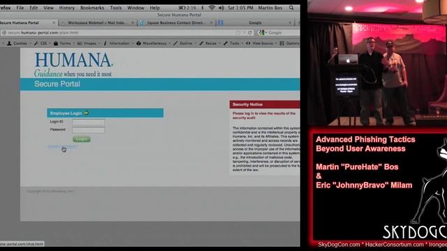 SkyDogCon 2 - 16 Advanced Phishing Tactics Beyond User Awareness-Martin Bos-Eric Milam смотреть онлайн
