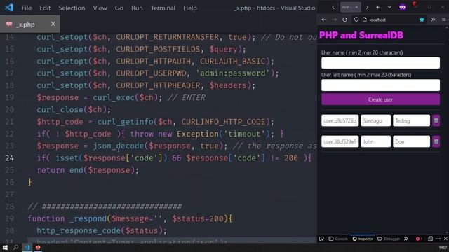 PHP and SurrealDB - Complete CRUD in one video смотреть онлайн